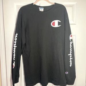 Black Champion long-sleeve.